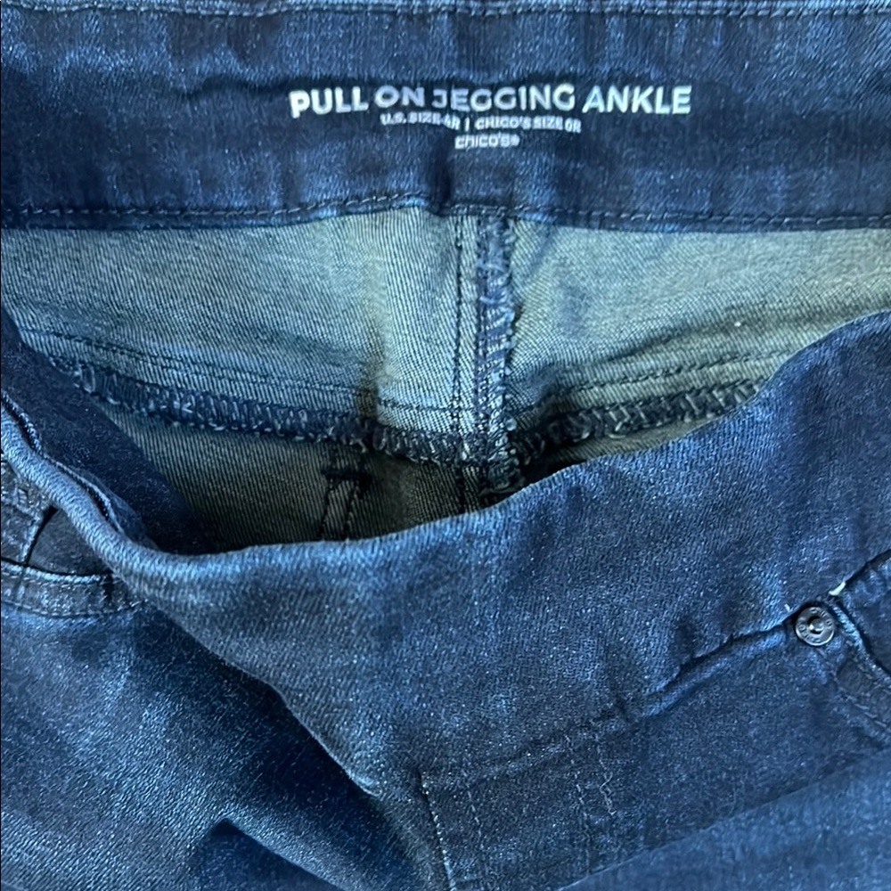 Chico's Sequin Ankle Jeans - Picture 8 of 10
